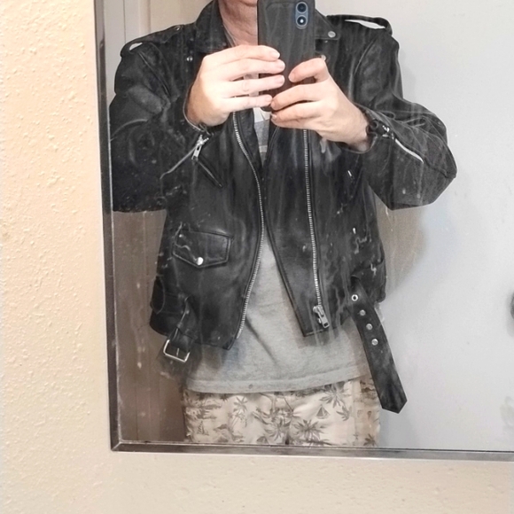 Real Men's Motorcycle Jacket.  Unix 46 - Picture 1 of 10